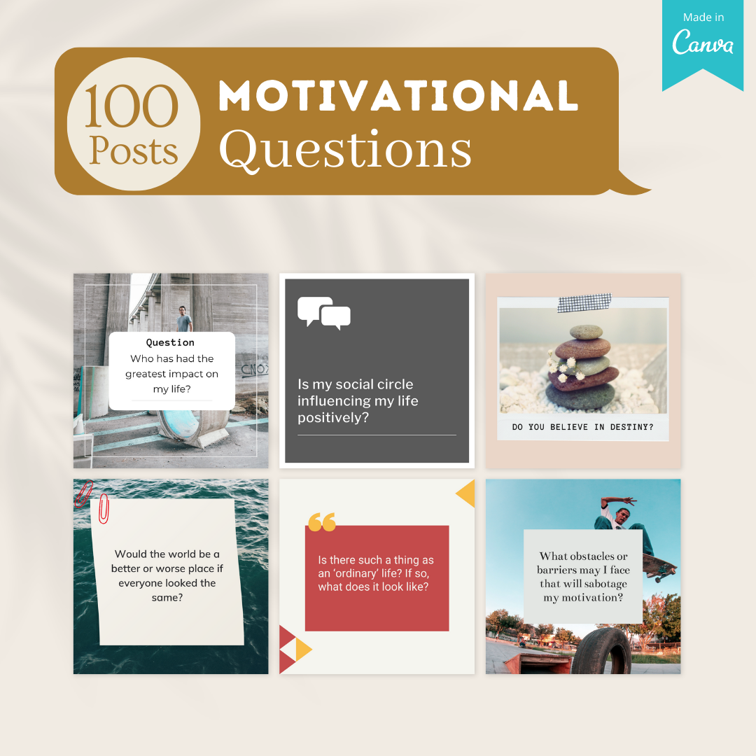 Encouraging Posts 400 Motivational Posts - Social Media Templates – Viralcontent.design
