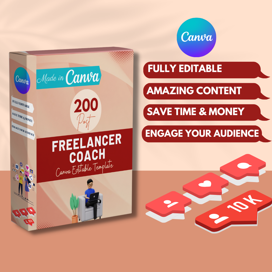 Freelancer Coach - Canva Editable Posts