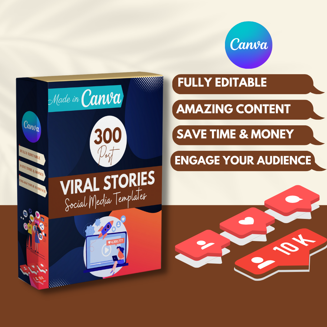 300 Viral Stories - Social Media Templates