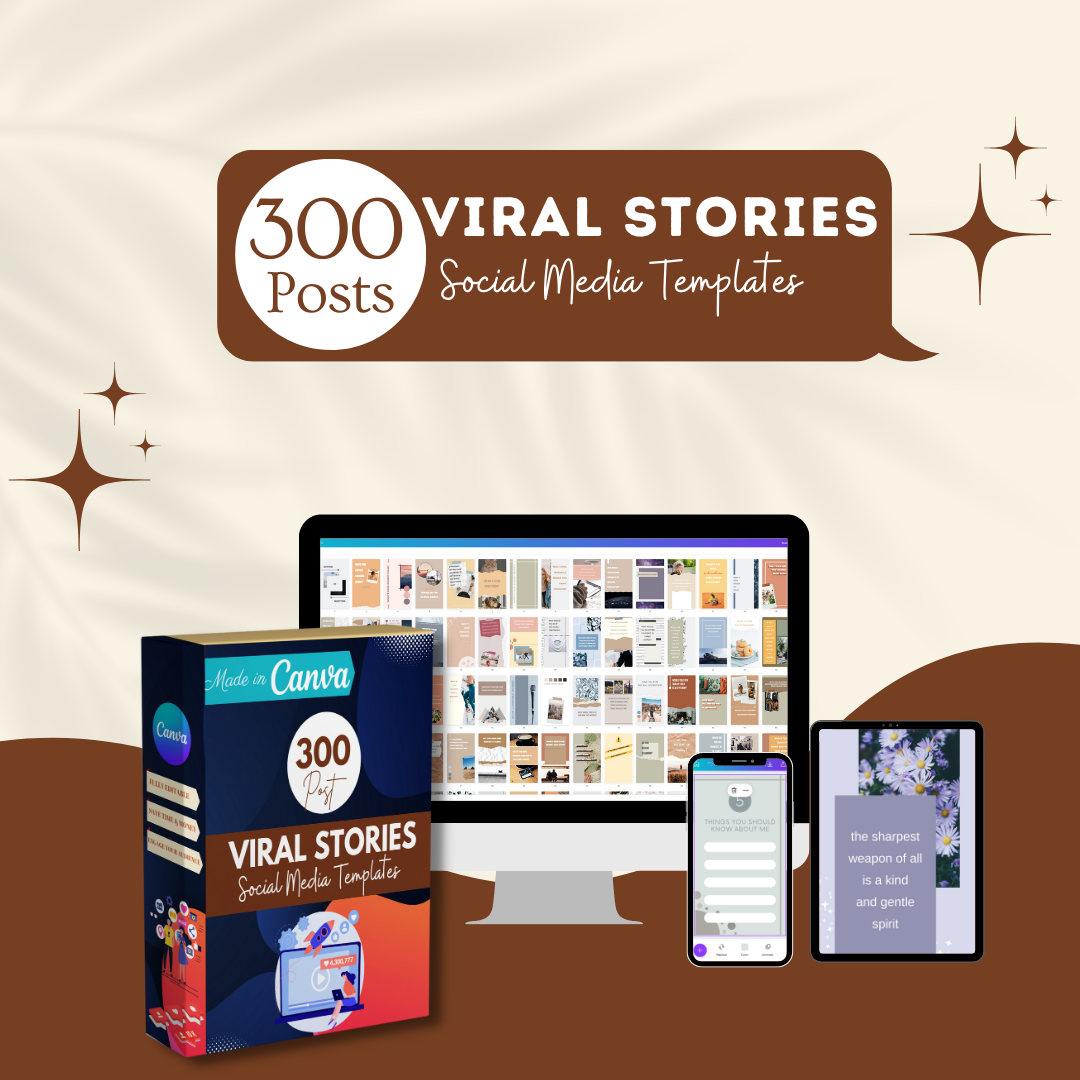 300 Viral Stories - Social Media Templates