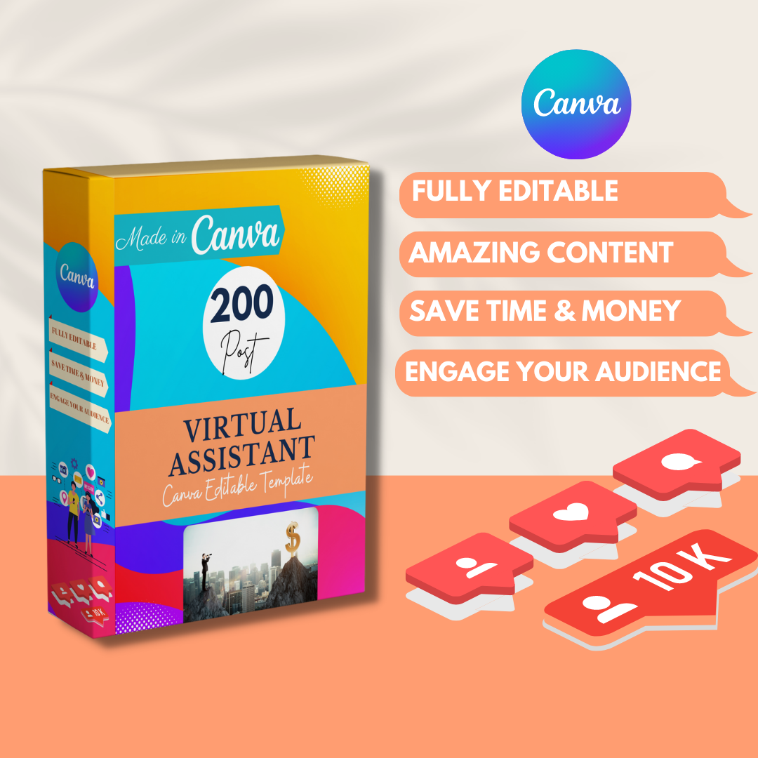 Virtual Assistant Bundle- Social Media Templates